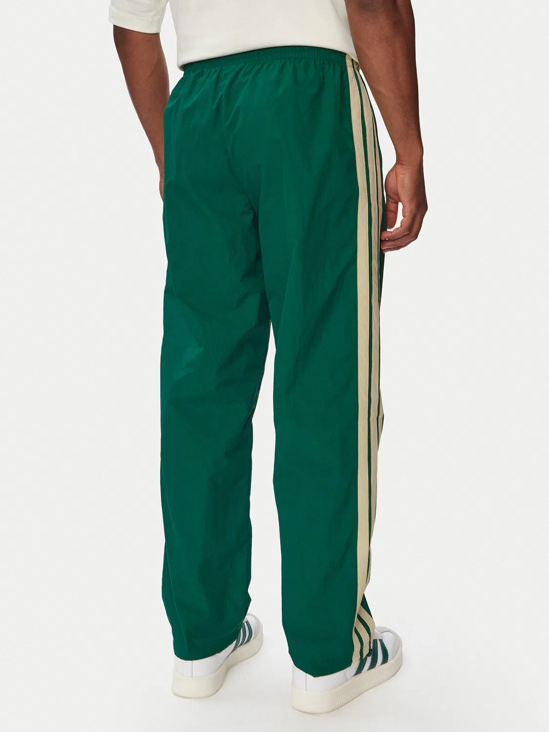Мужские спортивные штаны стандартного кроя Cutline Track Adidas, зеленый — фото 3