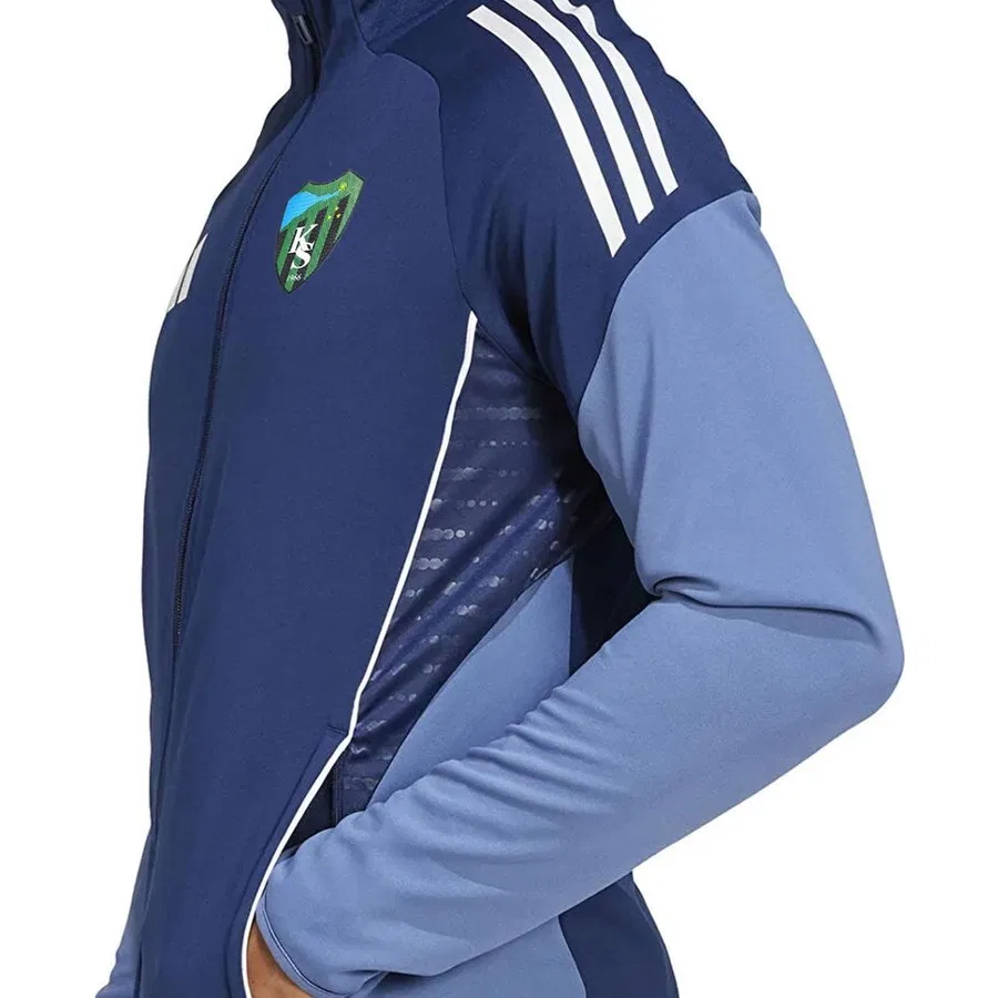 Спортивный свитшот с капюшоном Kocaelispor Adidas JI6542, Темно-синий/Синий — фото 3