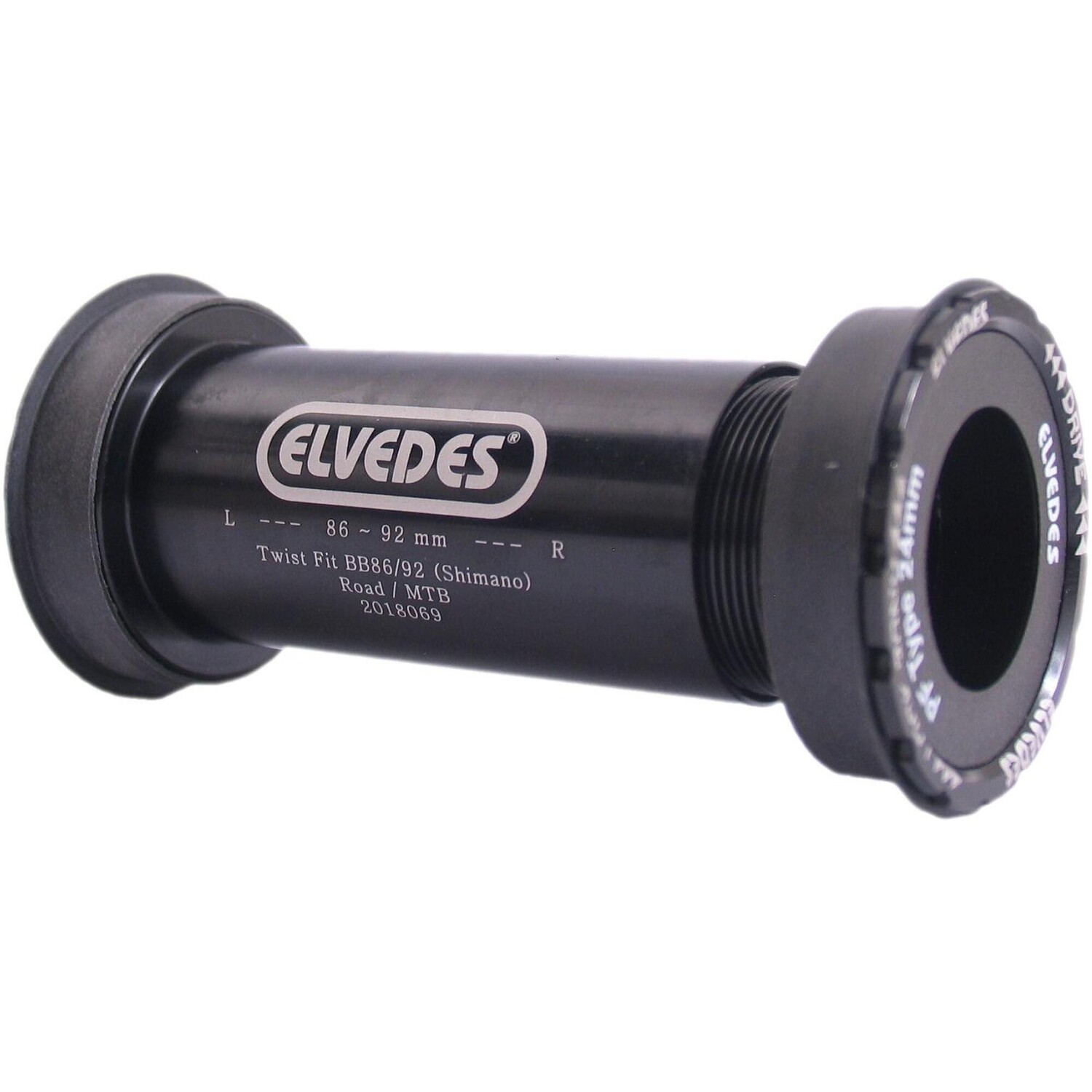 

Корпус каретки Elvedes BB86/92 SHIMANO, черный / черный / черный