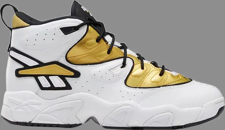 

Кроссовки avant garde og 'white metallic gold' Reebok, золото, Желтый, Кроссовки avant garde og 'white metallic gold' Reebok, золото