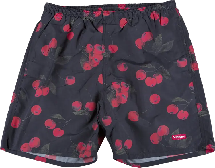 

Шорты Supreme Nylon Water Short 'Black', черный