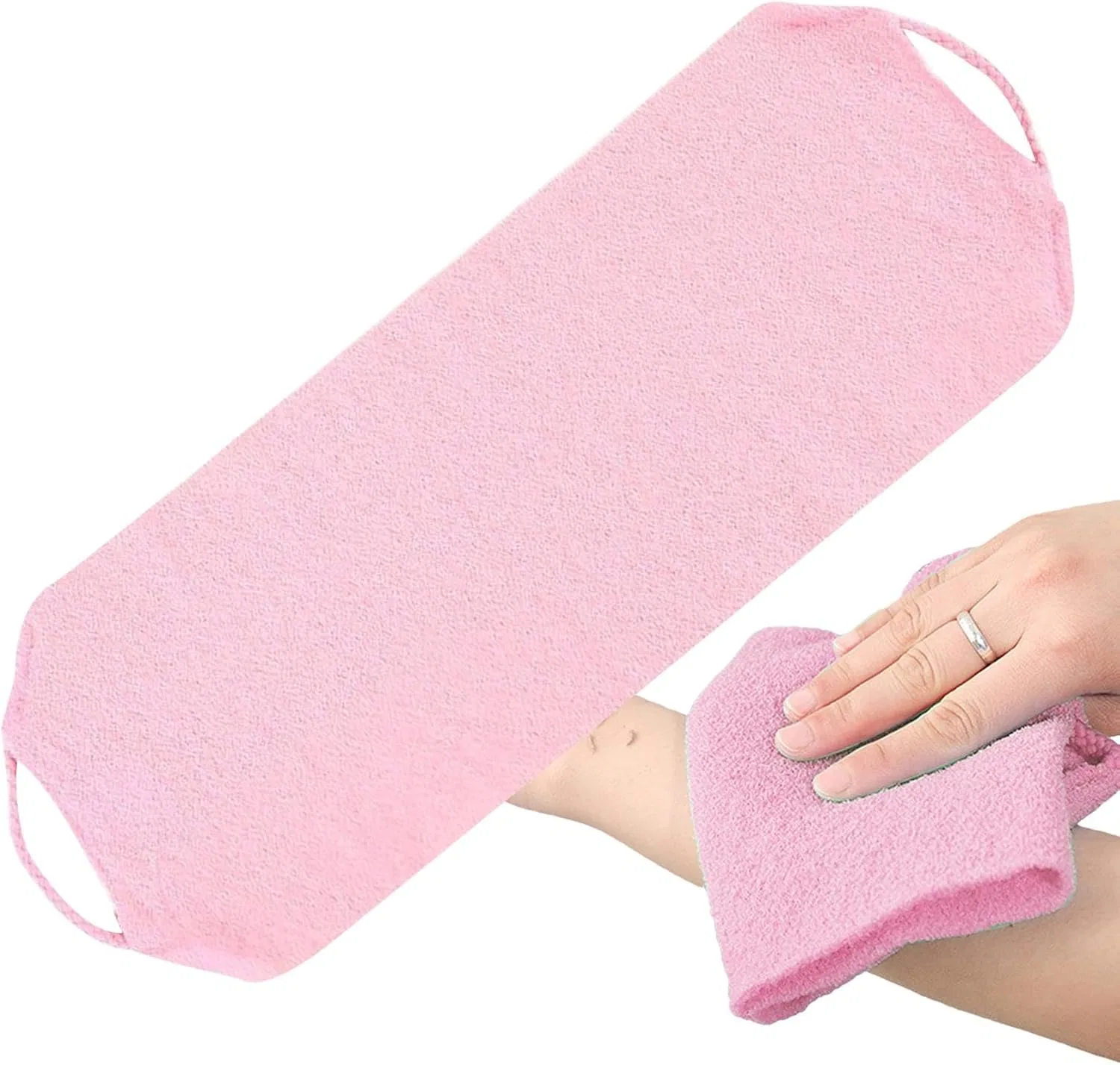 Мочалка для душа двусторонняя itrimaka, 45x20 см