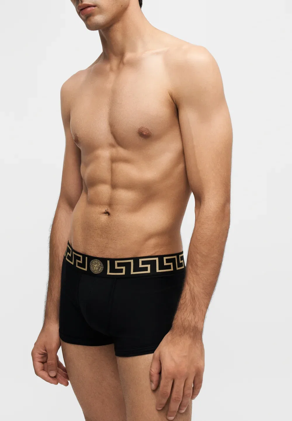 Нижнее белье - боксерские шорты Versace, Black/Gold_Coloured — фото 4