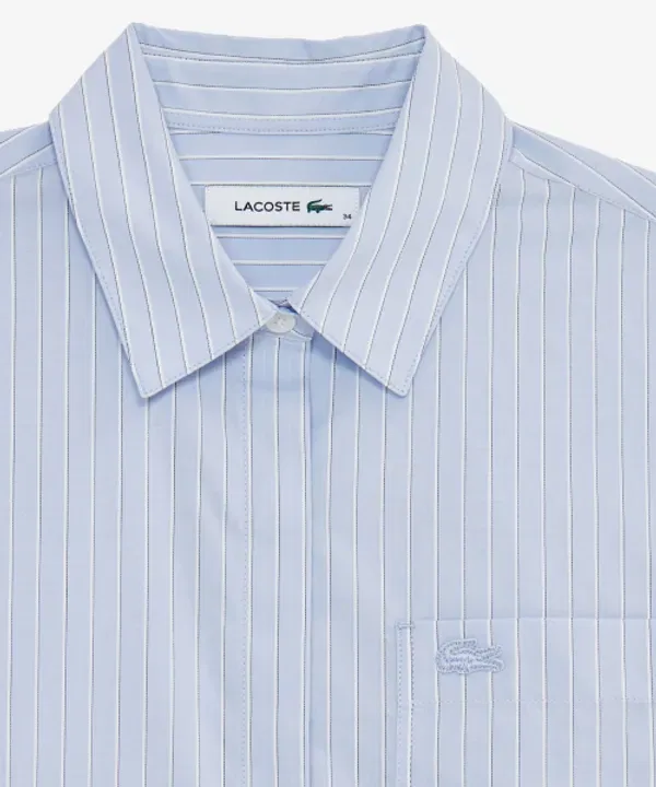 Рубашка Lacoste в полоску свободного кроя, классическая — фото 2
