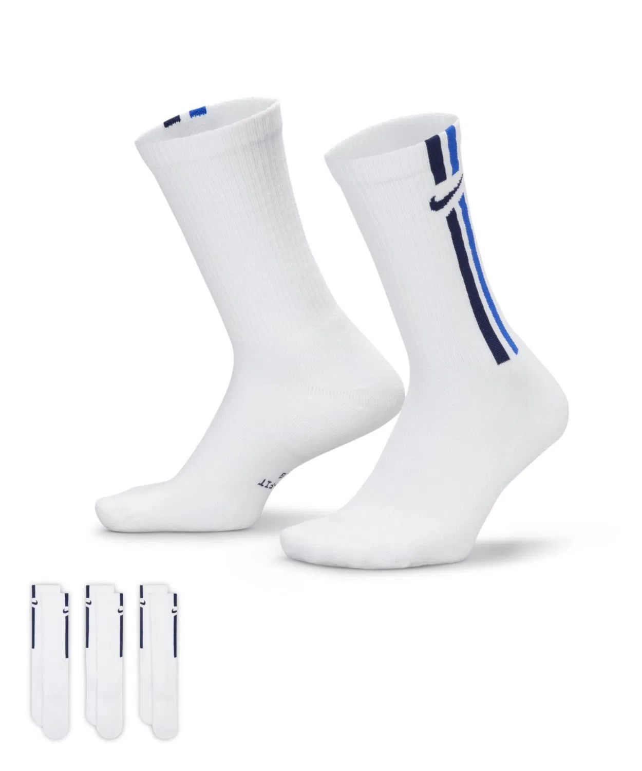 Мужские носки NIKE Everyday Elevated Crew Socks, 3 пары, Multi-Color