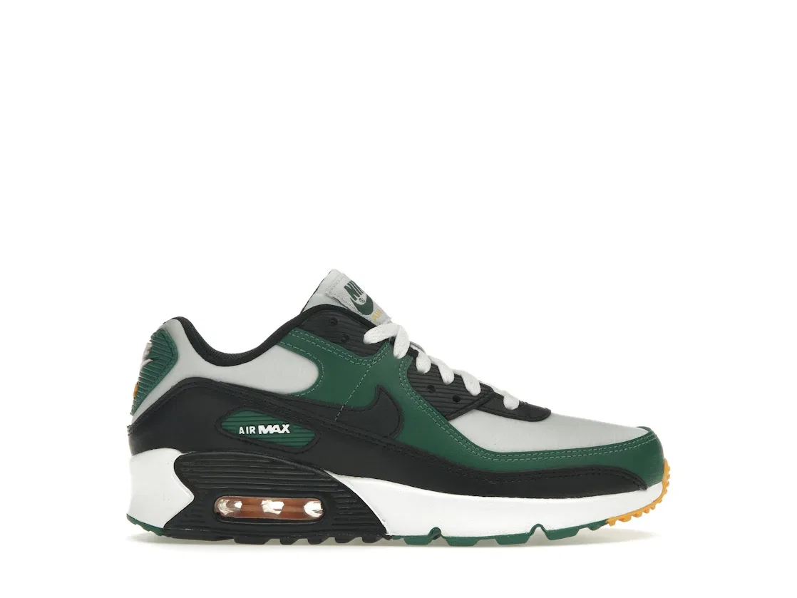 Детские кроссовки Lifestyle Nike Air Max 90, Pure Platinum/Gorge Green/University Gold/Black