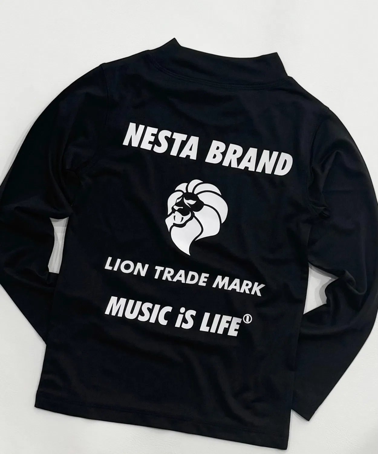 Детский лонгслив-рашгард с длинным рукавомNESTA BRAND, Black