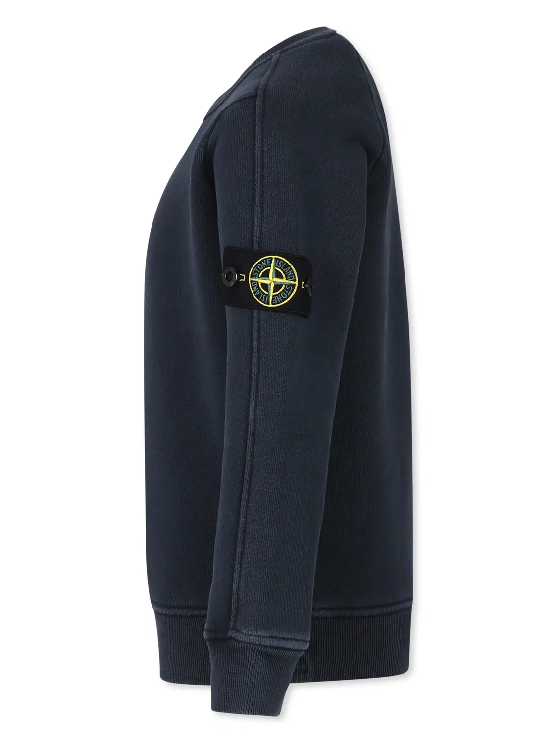 Свитшот из органического хлопка с мотивом компаса Stone Island, синий — фото 2