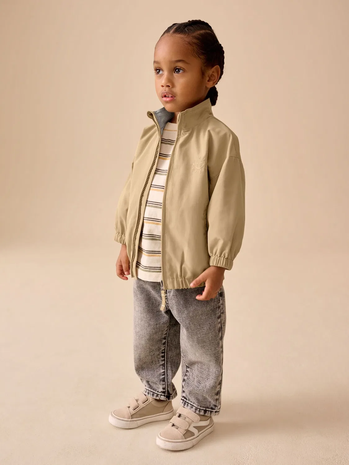 Куртка тренерская Neutral Collared Coach Jacket Next, нейтральный — фото 2
