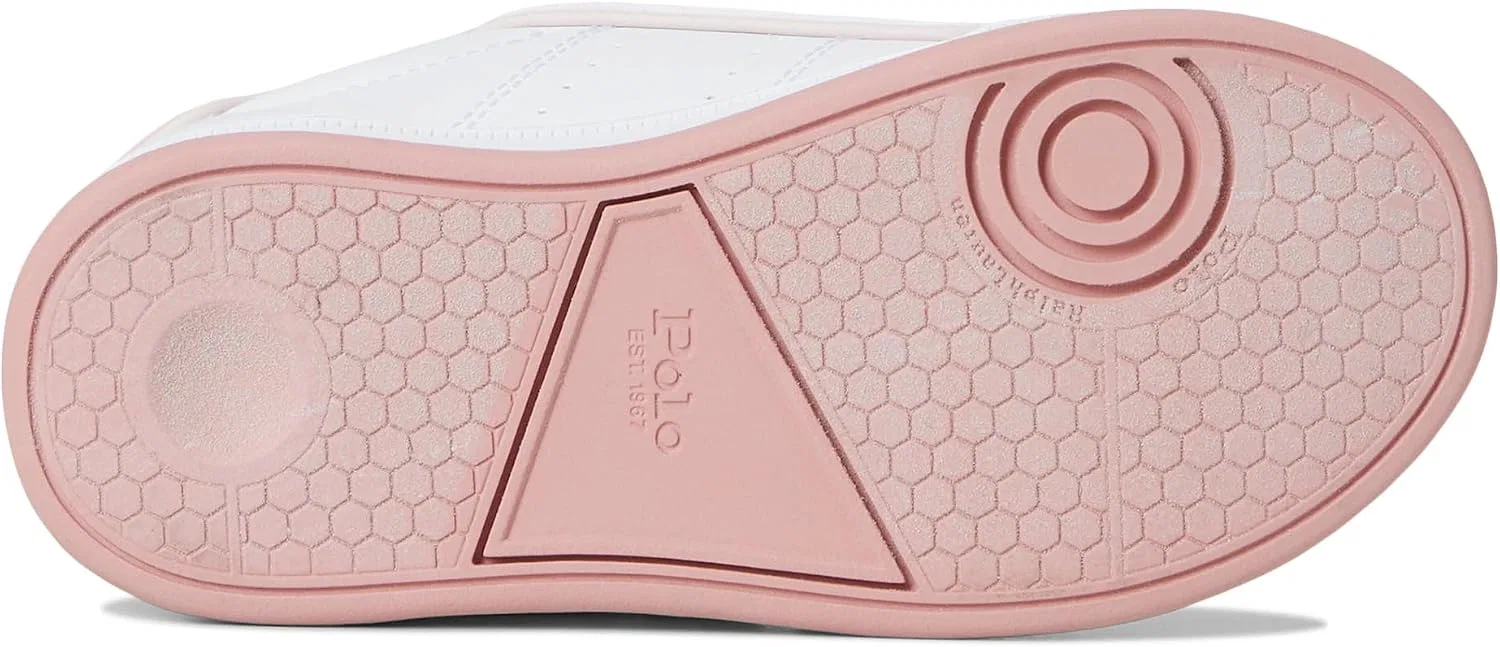 Детские кроссовки для мальчиков Heritage Court III T-Toe EZ, White/Pink — фото 4