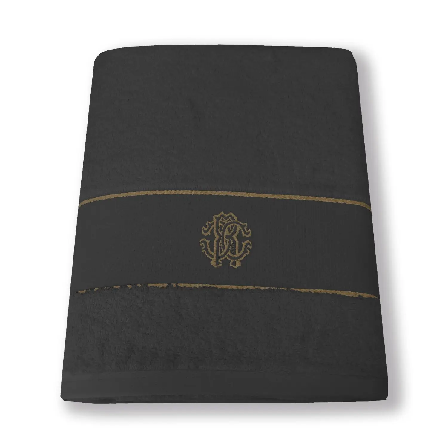 

Полотенце Roberto Cavalli Gold New Sponge Bath Embroidered, черный