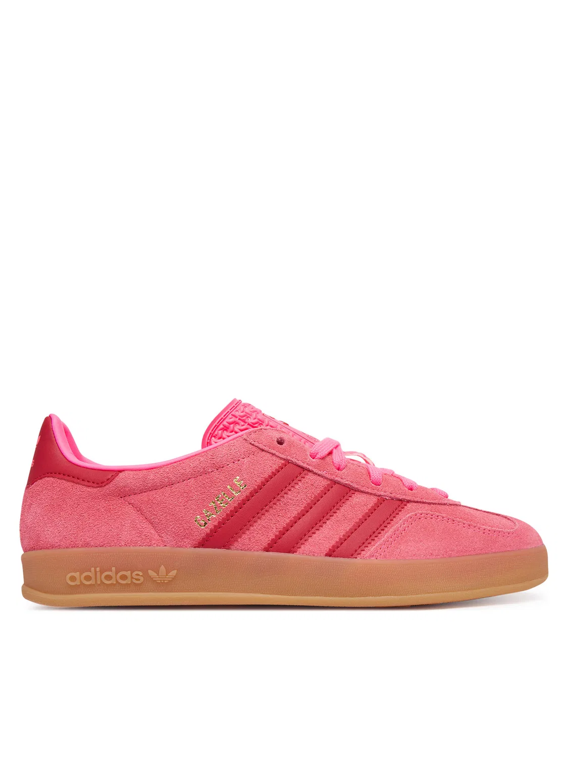 Кроссовки для девочки Gazelle Indoor Adidas, розовый