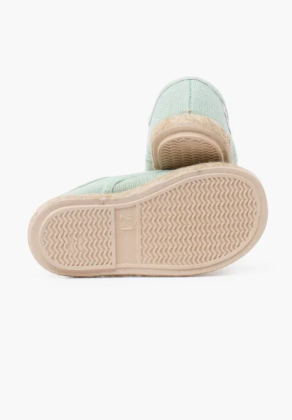 Кеды с плоской подошвой Espadrilles Pisamonas, Verde Agua, зеленый — фото 4