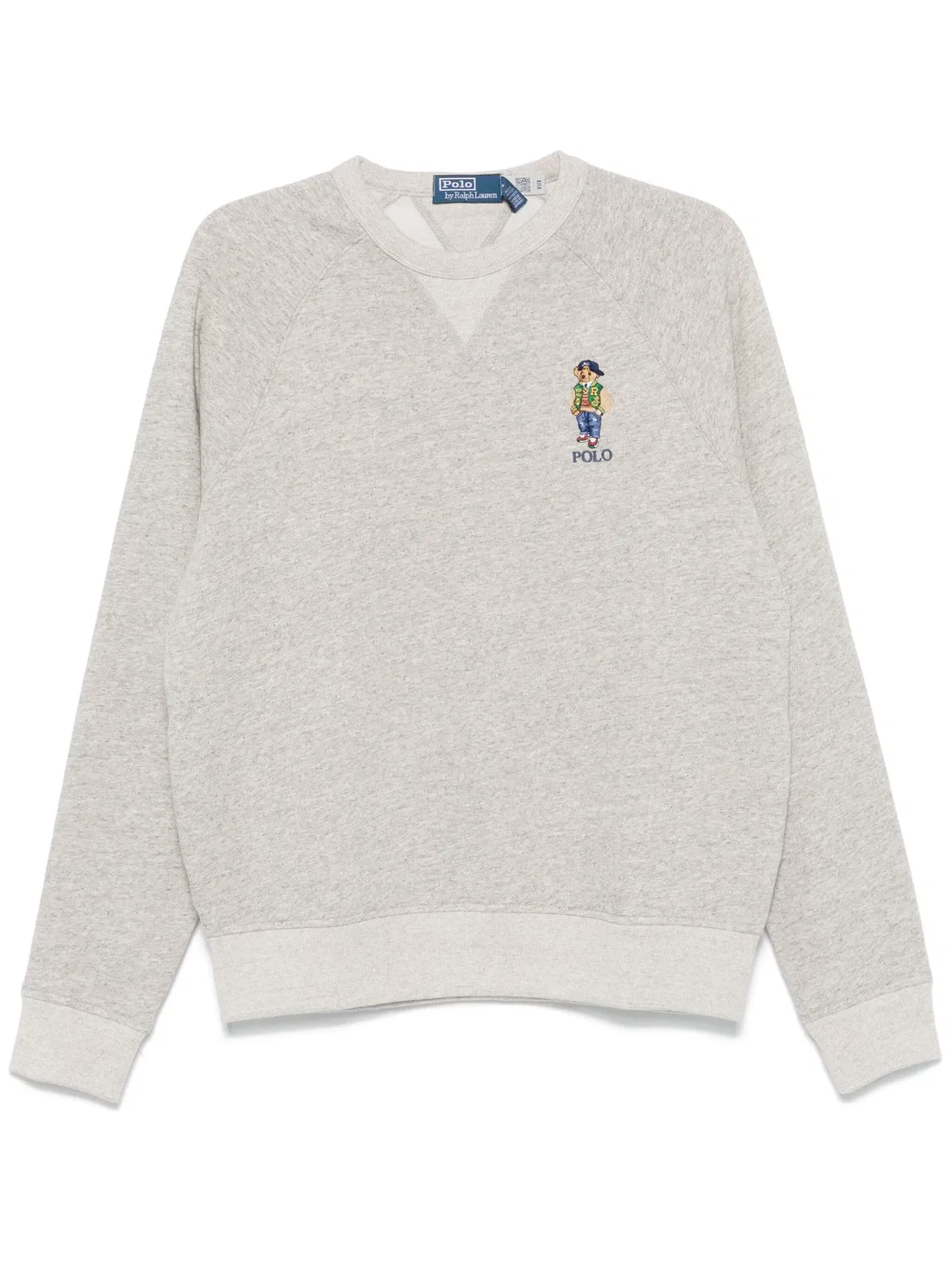 Polo Ralph Lauren Свитшот с вышивкой медвежонка серый