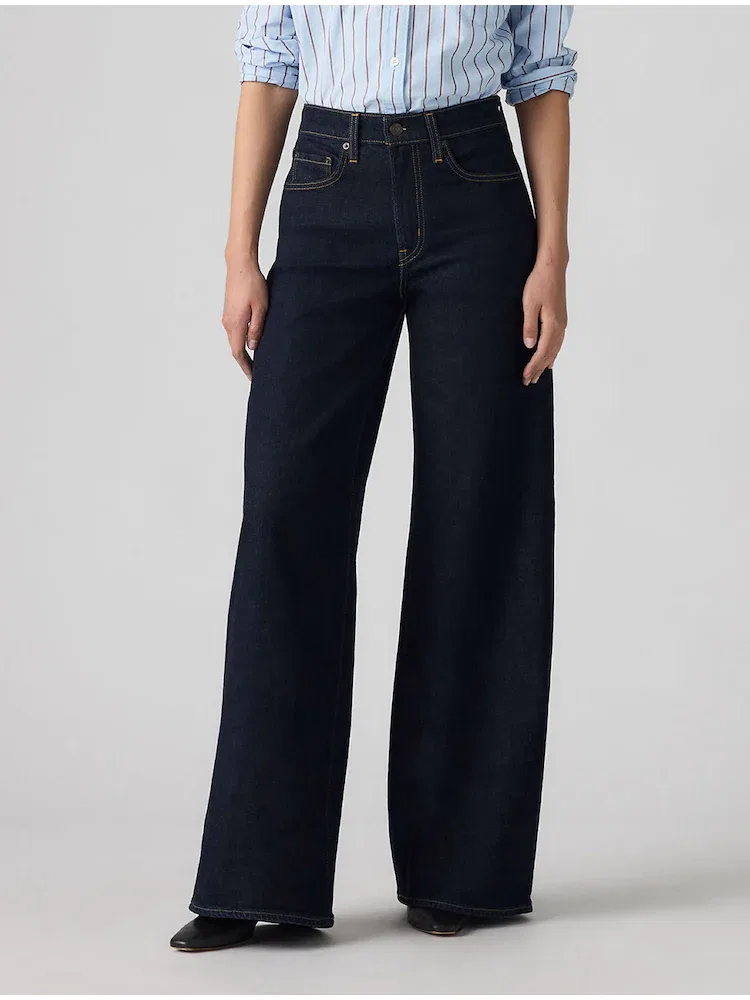 Джинсы высокие Wide Leg LEVIS, 0039B-0001