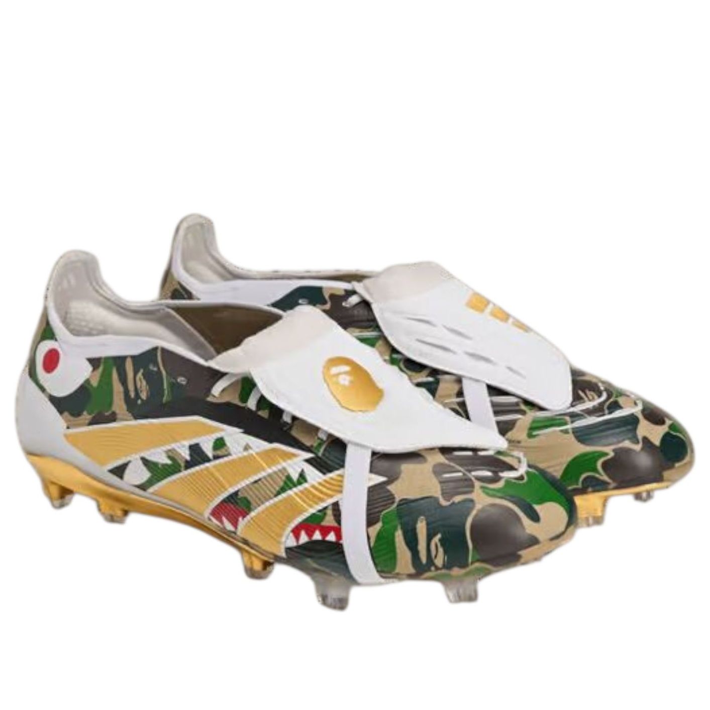 Кроссовки adidas x BAPE Predator Elite FG 'Camo Shark' — фото 2