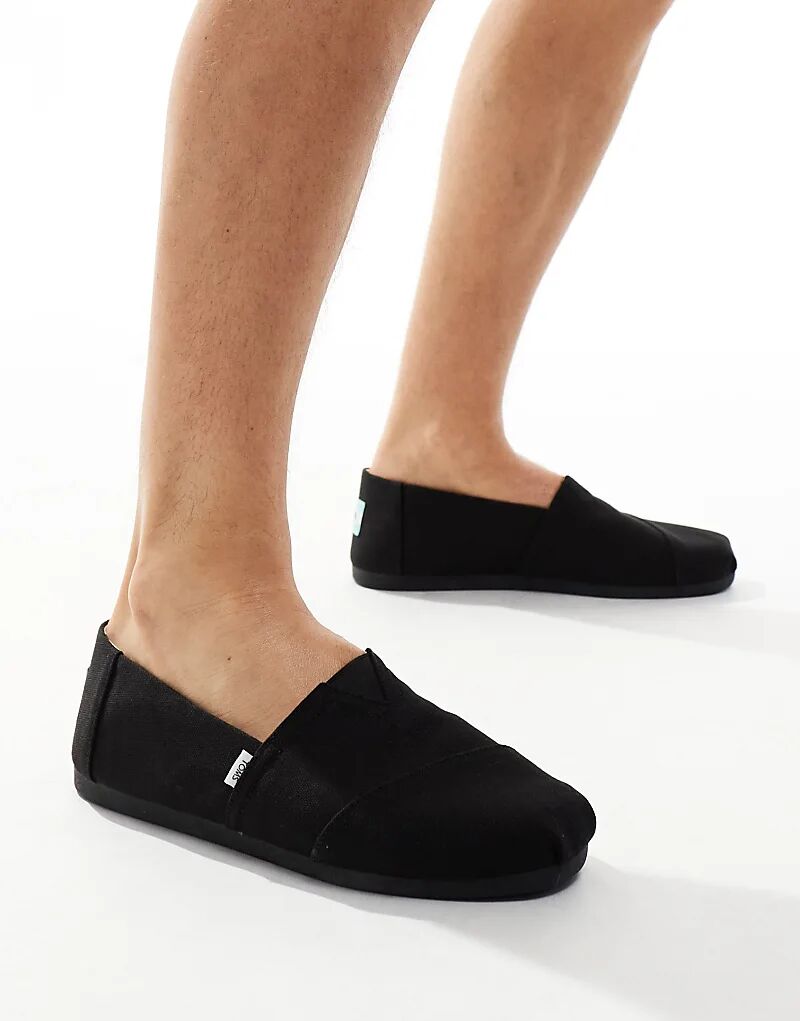 

Туфли-слипоны Alpargata черного цвета Toms