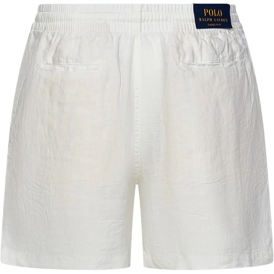 Мужские шорты с принтом Logo Patch Drawstring Polo Ralph Lauren — фото 3