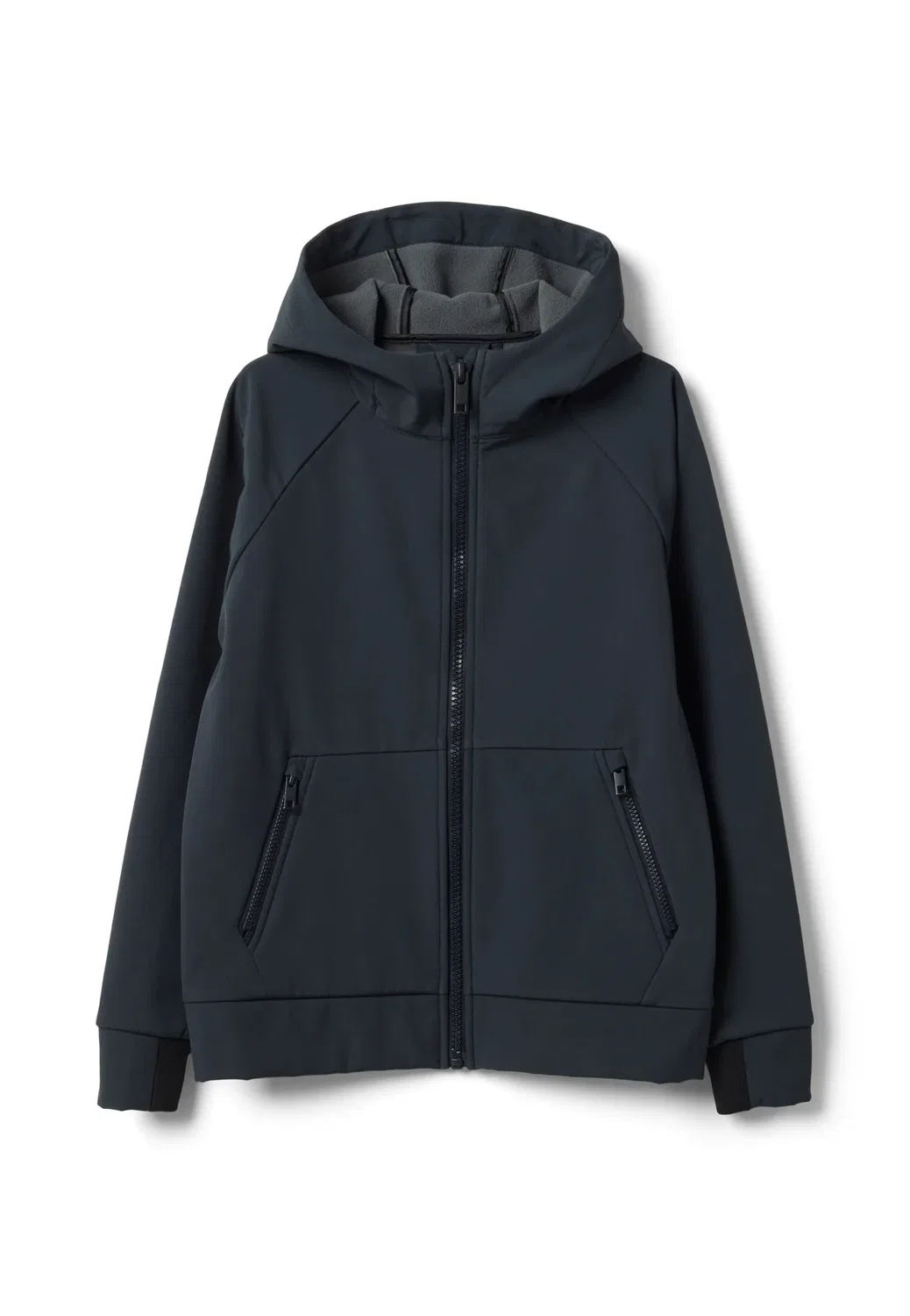 Куртка с капюшоном для мальчиков - толстовка на молнии Ovs, Dark Grey