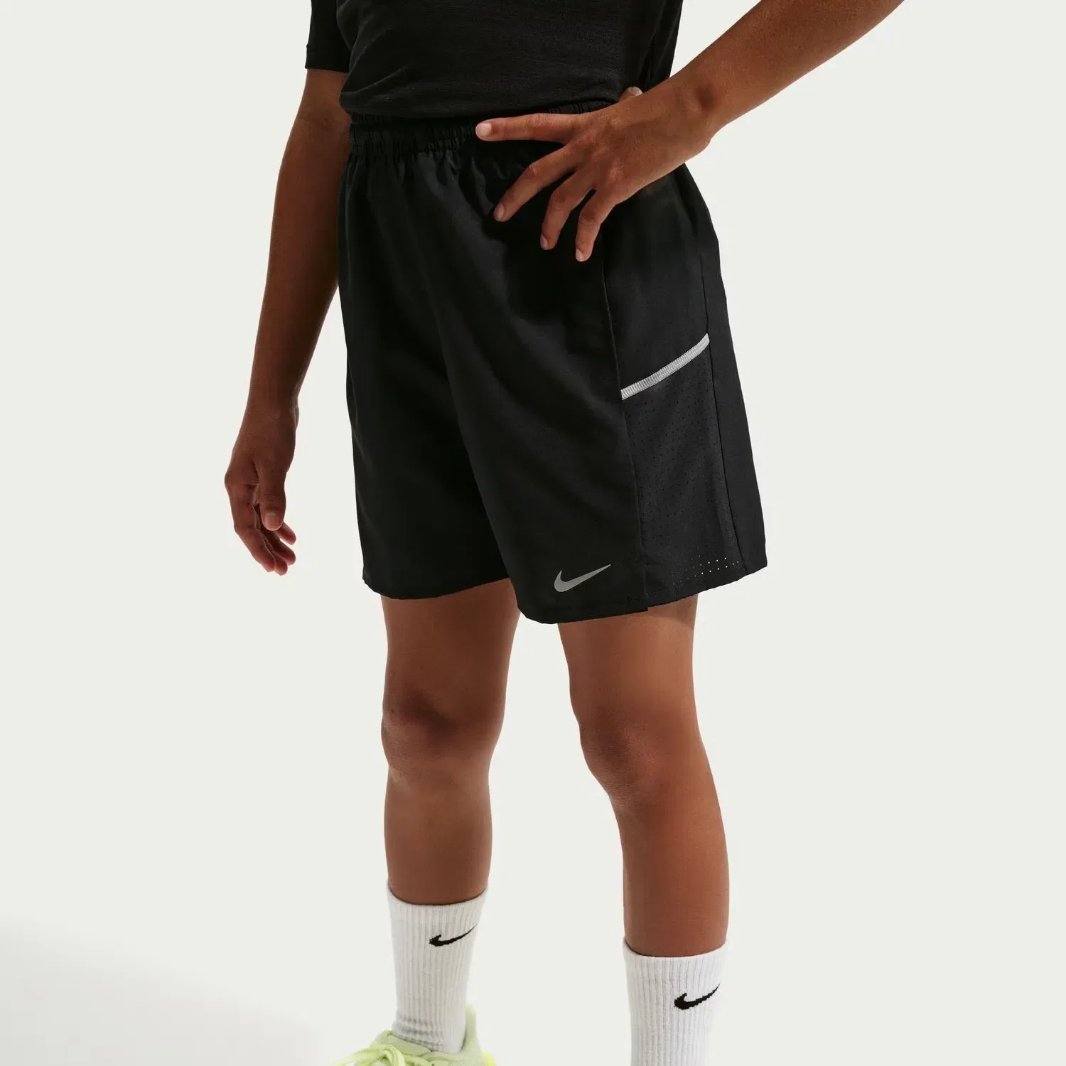 Детские шорты для мальчиков с технологией Dri-FIT Miler Nike, Negro