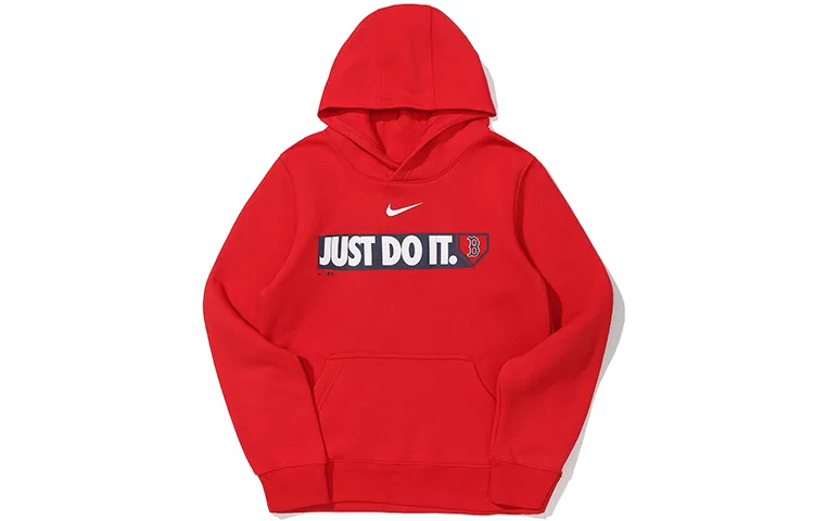 Детская толстовка с длинным рукавом MLB Grade School Moderate Nike, Boston Red Sox