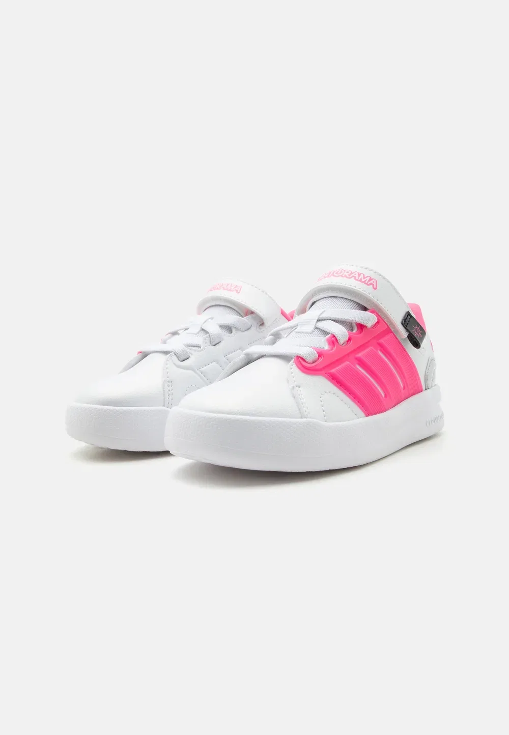 Кроссовки Lightorama Court унисекс для тренировок Adidas Performance, Footwear White/Lucid Pink/Silver-Coloured Metallic — фото 2