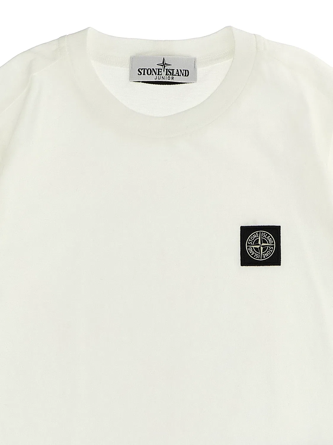 Футболка с логотипом «Compass» Stone Island Junior, белый — фото 3