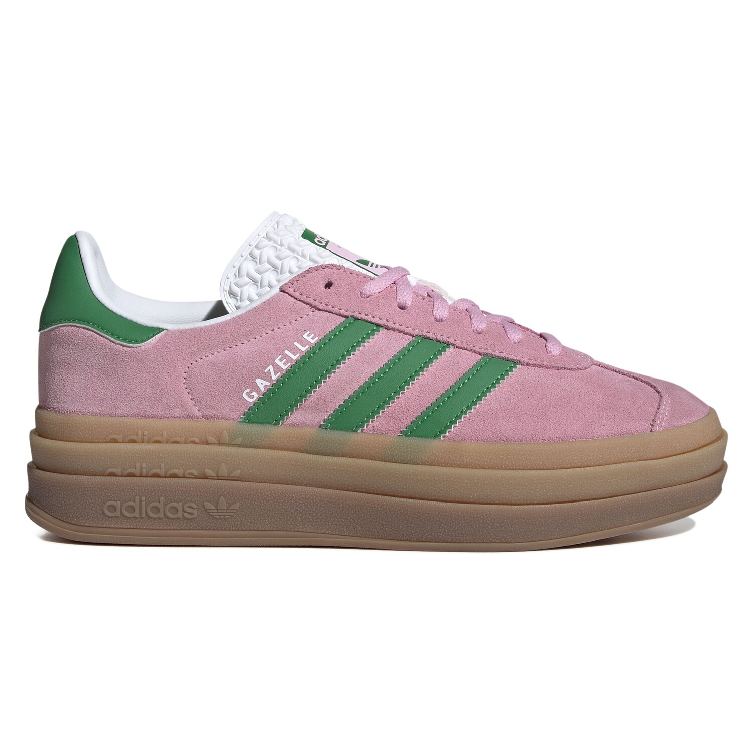 Кроссовки adidas Originals GAZELLE BOLD IE0420, розовый/зеленый
