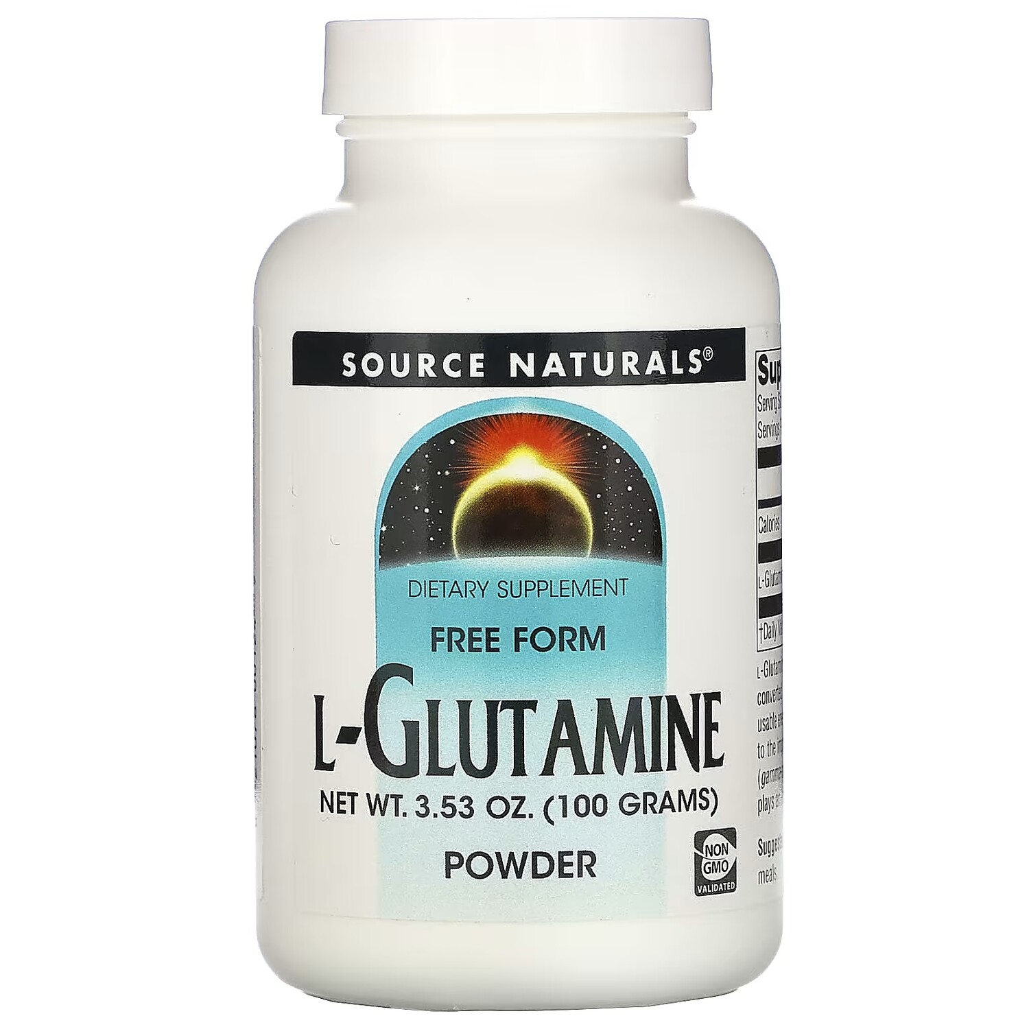 

L-глютамин Порошок вSource Naturals, 100 г