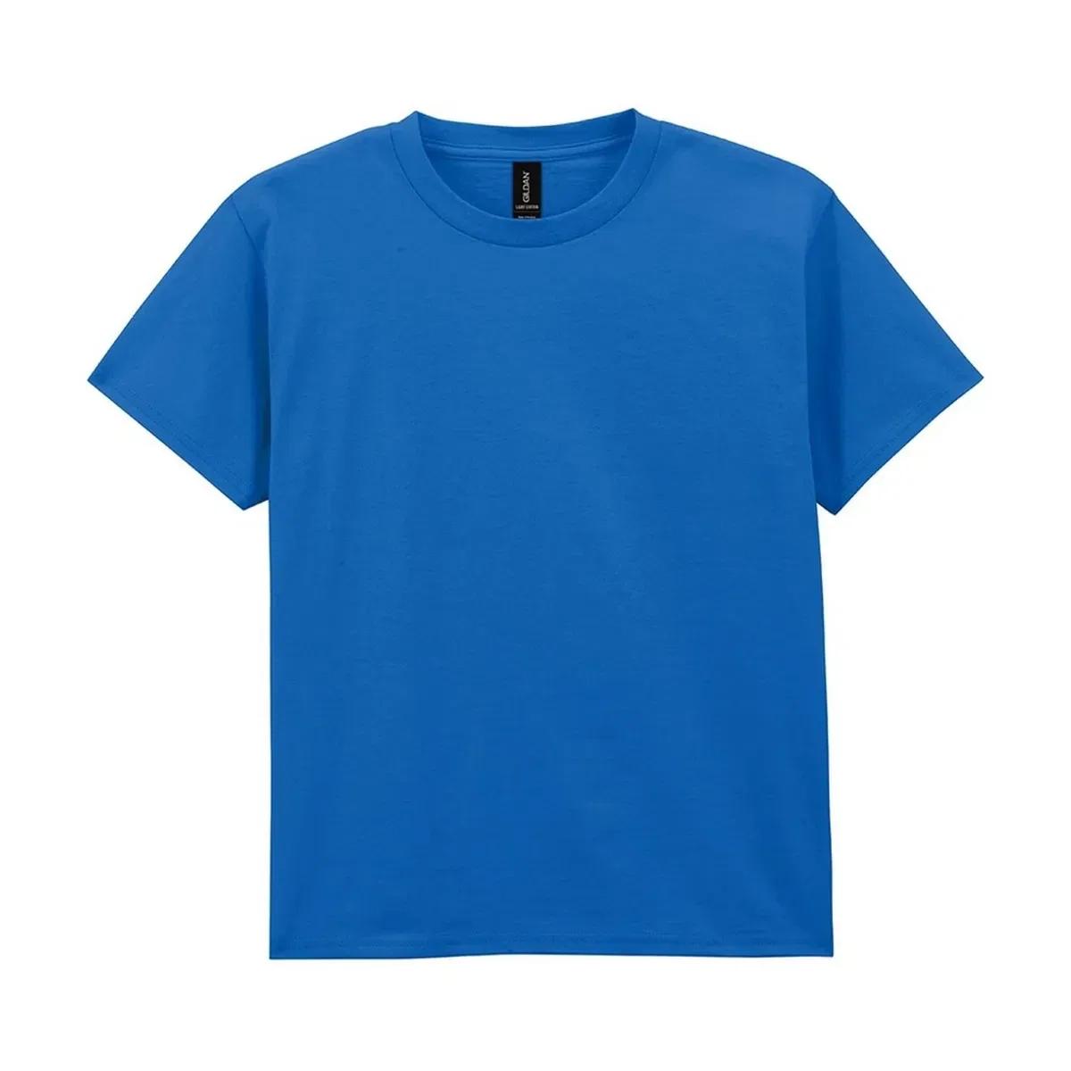 Футболка хлопковая Plain lightweight Gildan, Blue — фото 2