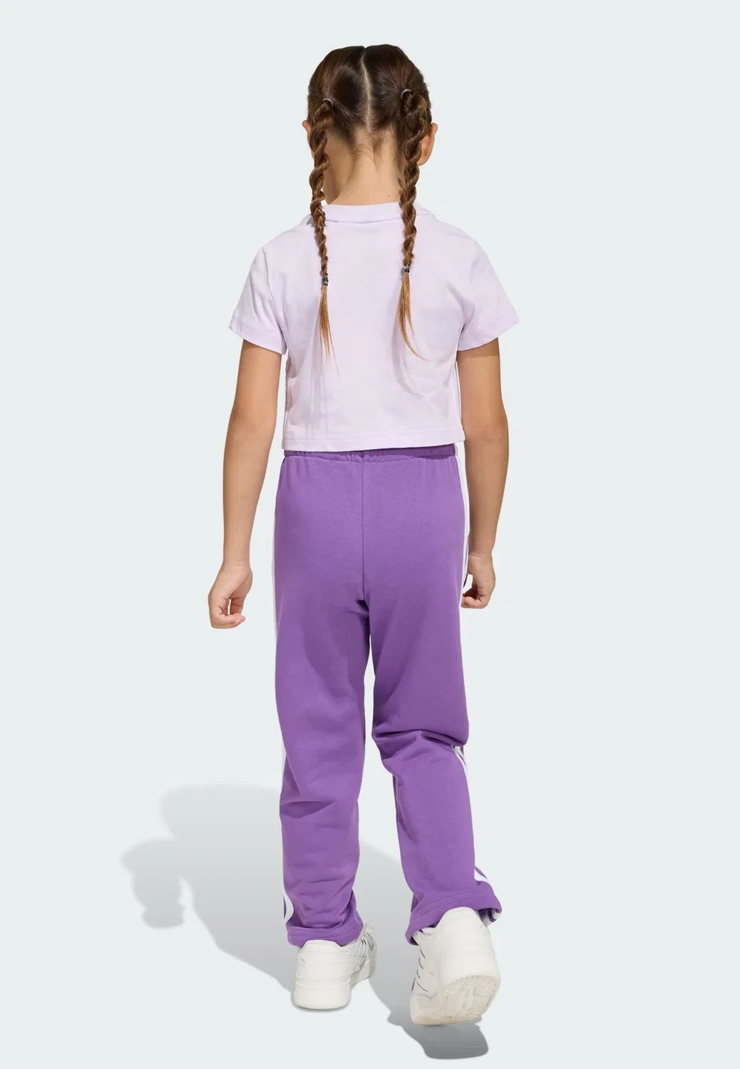 Спортивный костюм Adidas Sportswear Essentials в фиолетовом и сиреневом цветах — фото 3