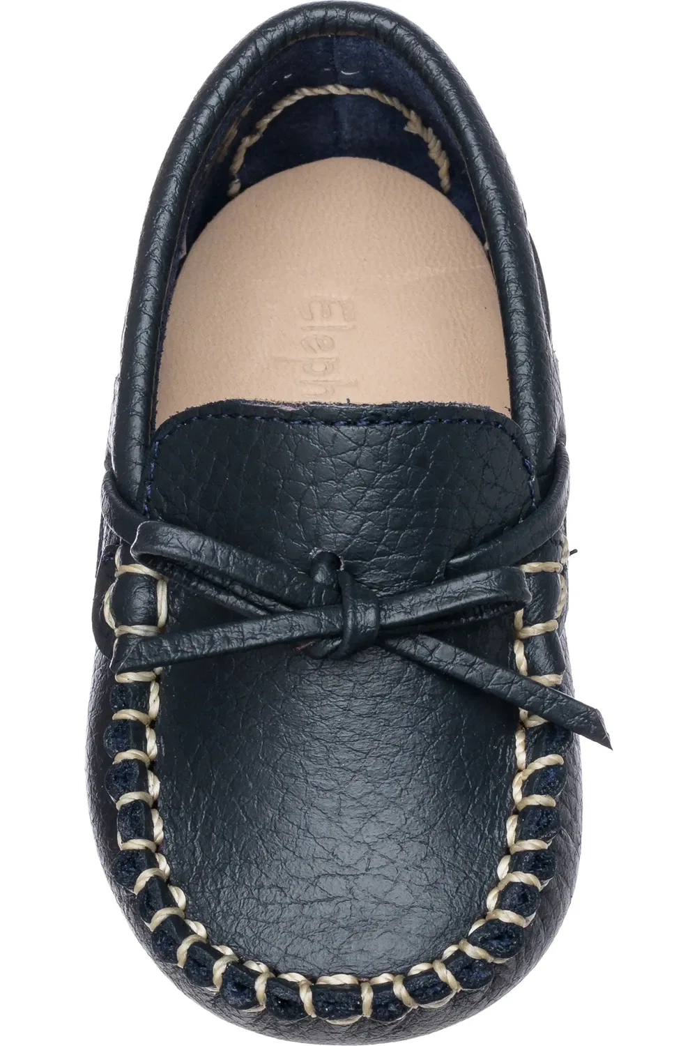 Детские туфли мокасины Driving Loafer Elephantito, Navy — фото 3
