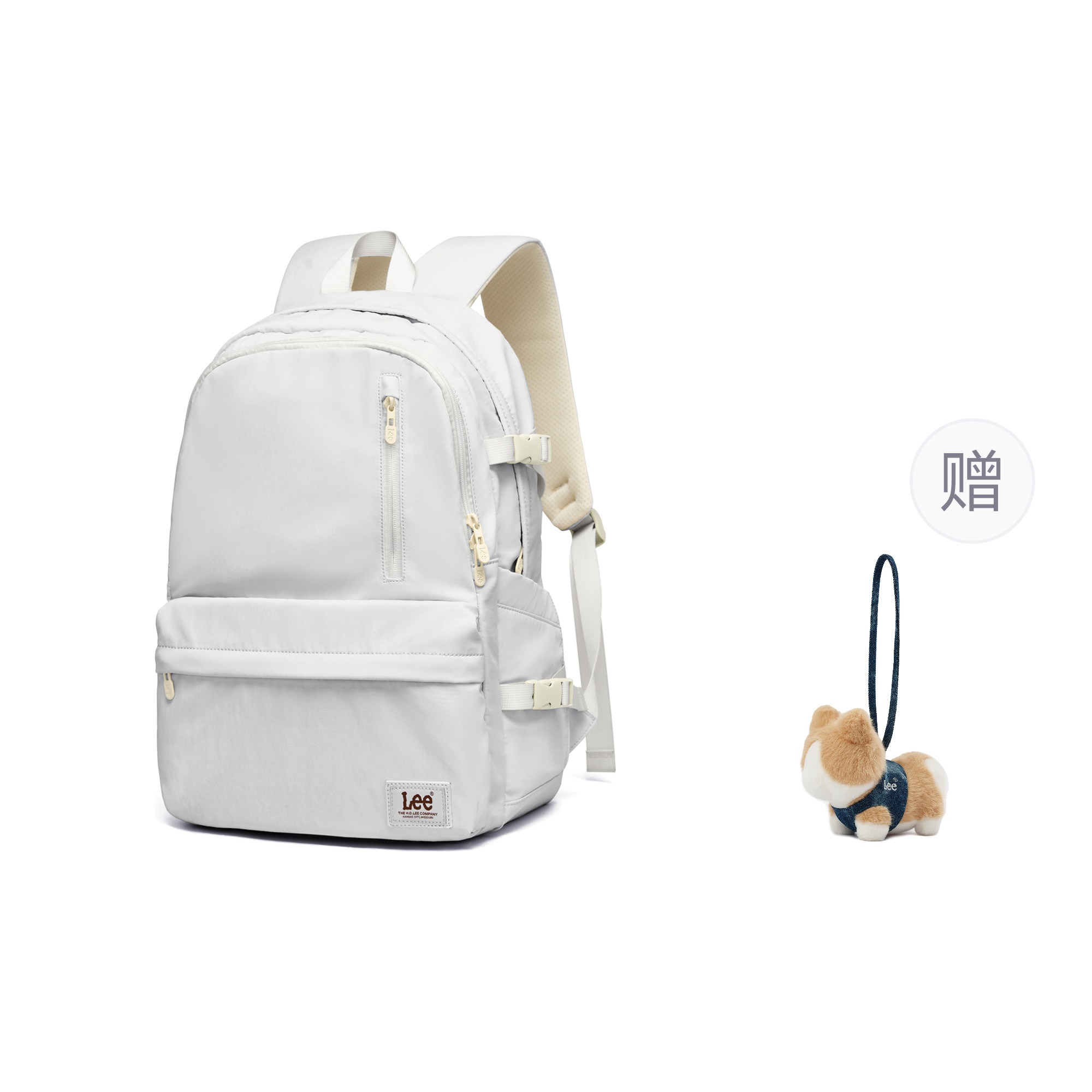 

Lee Тканевый дорожный рюкзак женский разноцветный, Sea Salt Gray+Gift Limited Edition