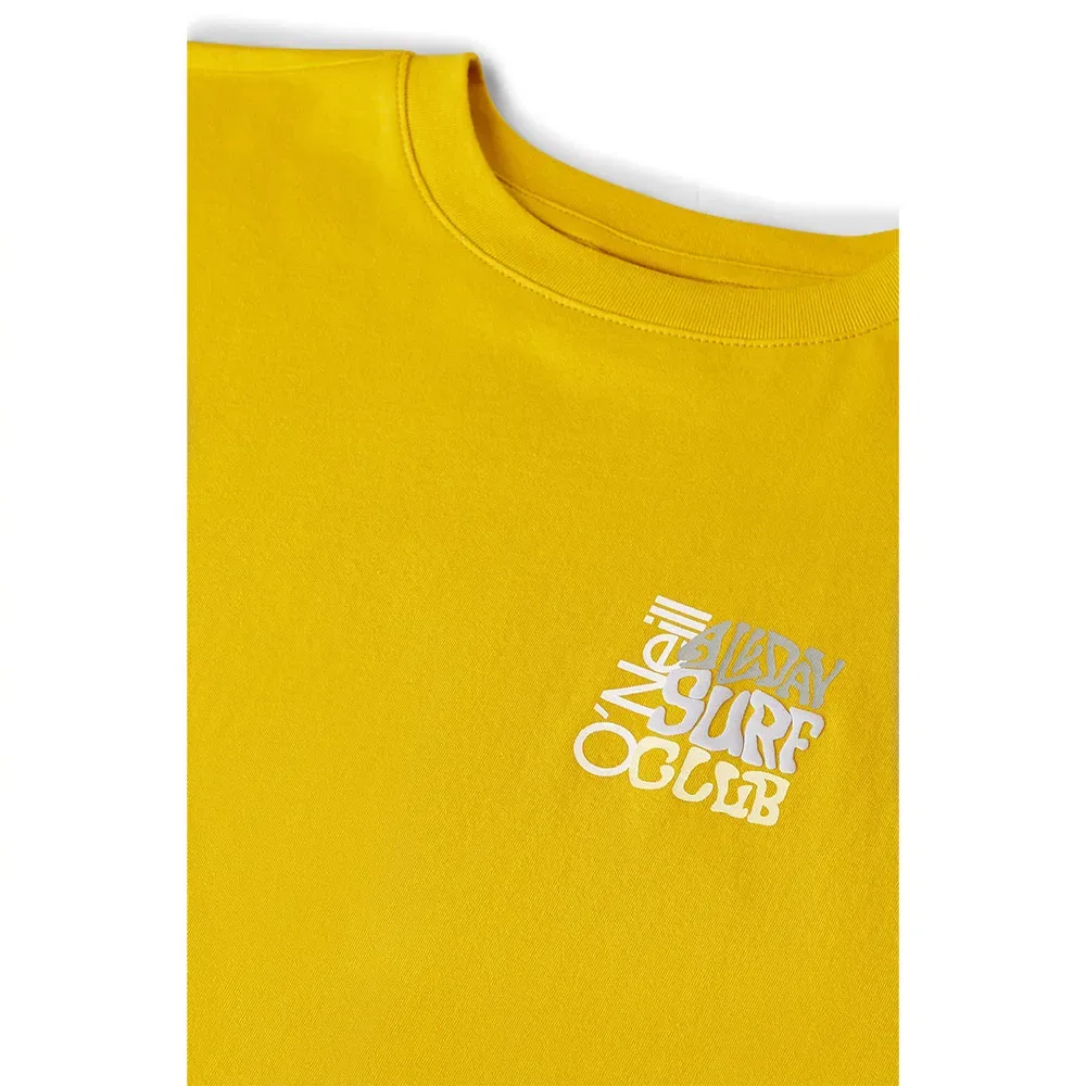 Детская футболка для мальчиков с принтом O'Neill Back Print, Yellow — фото 3