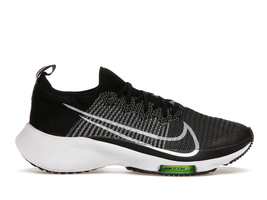 Детские кроссовки для бега с длинным рукавом Nike Air Zoom Tempo Next% Flyknit Nike, Black/Volt-White