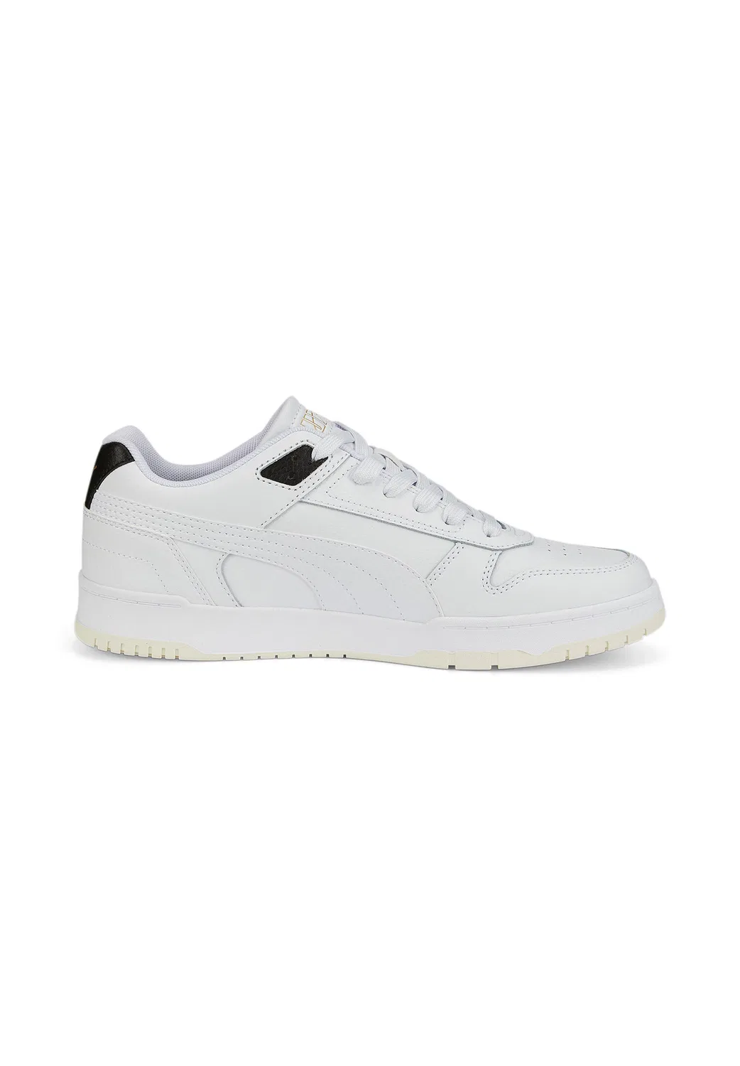 Детские кроссовки с закрытой шнуровкой Puma RBD GAME LOW, Weiss Gold — фото 4