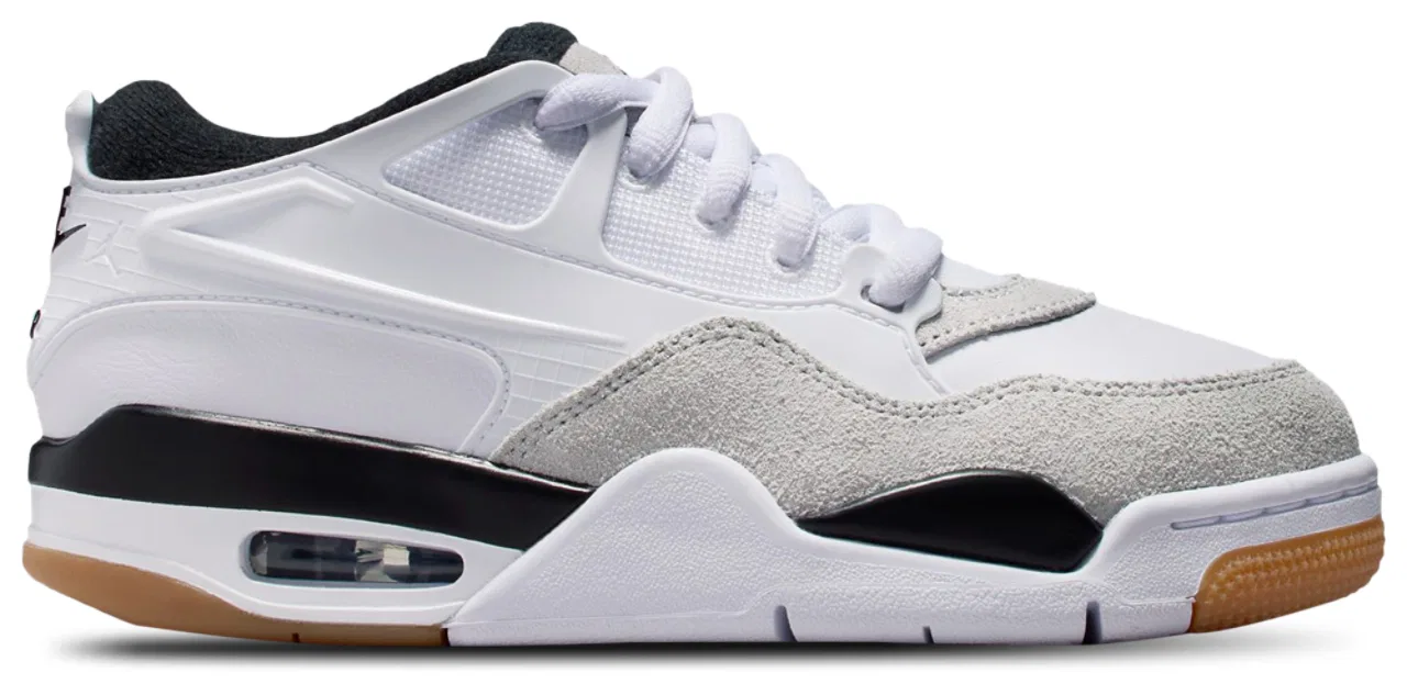 Кроссовки для мальчиков AJ 4 RM Jordan, цвет White/Black/Neutral Grey