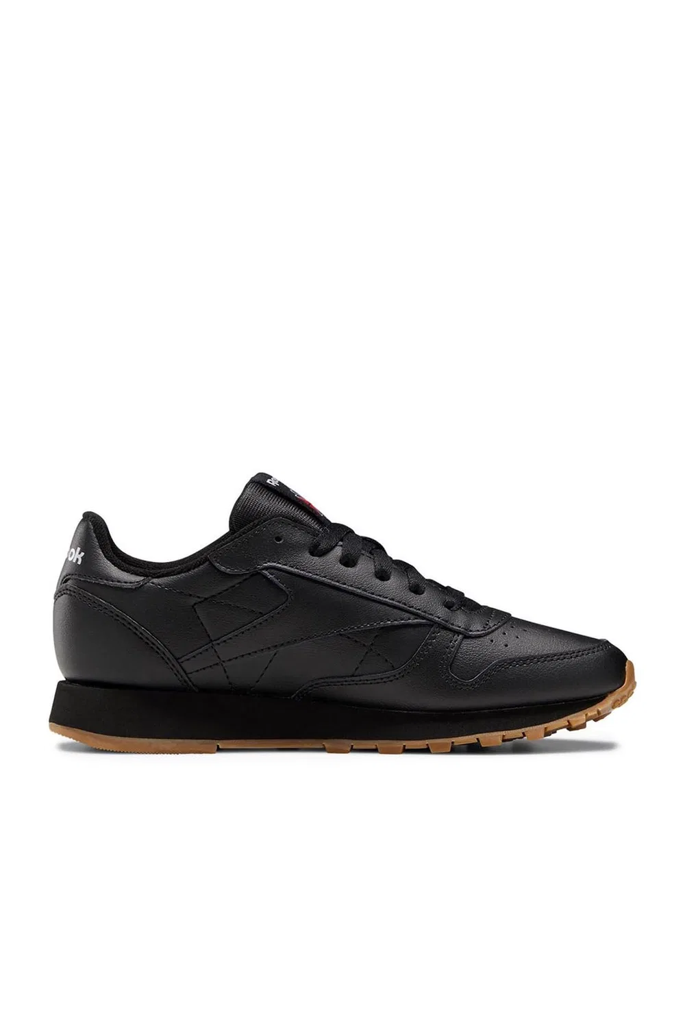 Детские кроссовки для мальчиков с закрытым носком Classic Leather Reebok, Core Black Core Black — фото 2