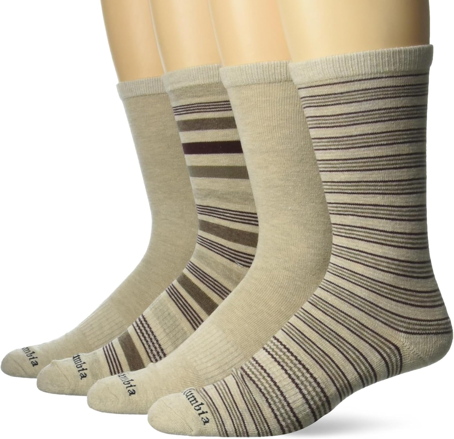 

Columbia мужские повседневные носки-гольфы, 4 пары, Khaki/Brown