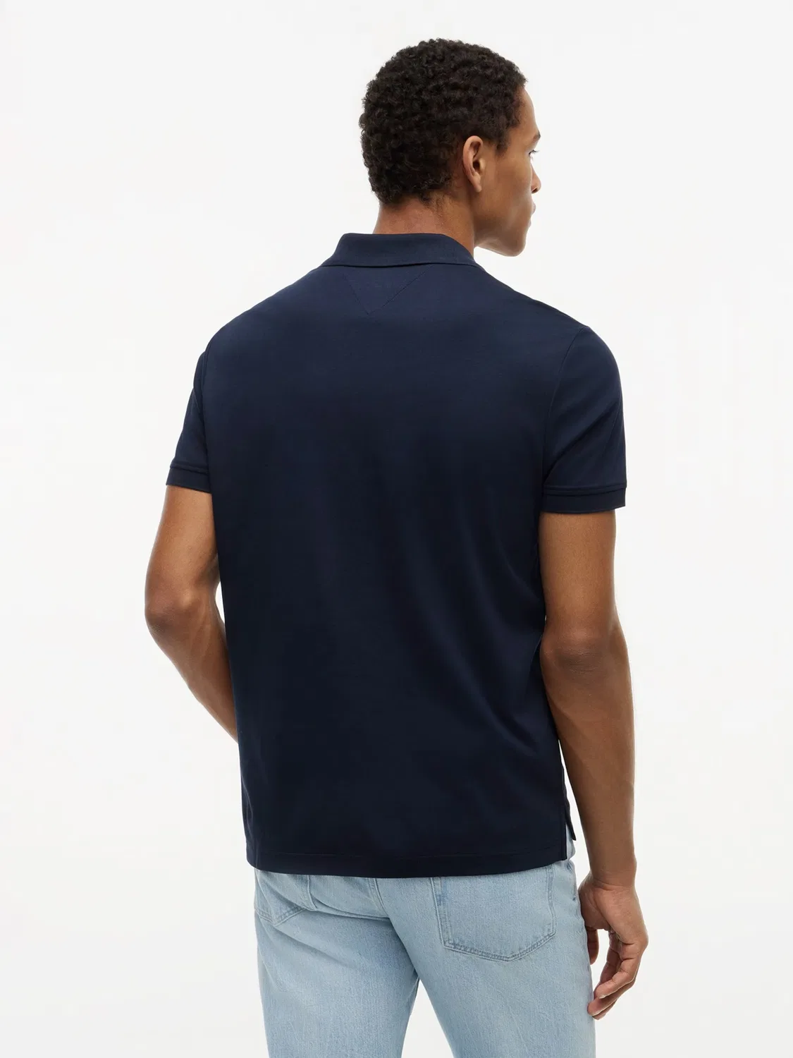 Рубашка Tommy Hilfiger Regular Fit Fluid, синий — фото 3