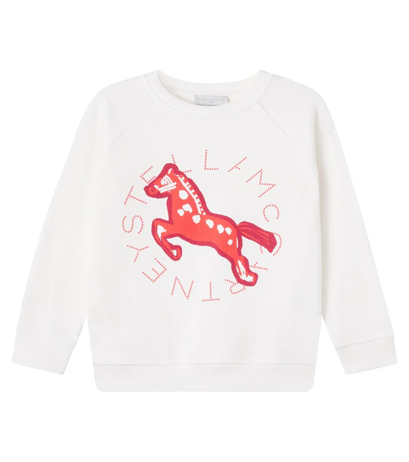 Худи из флиса с логотипом Stella Mccartney Kids, белый