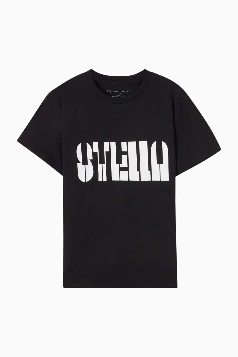 Футболка с принтом Logo Piano Stella McCartney