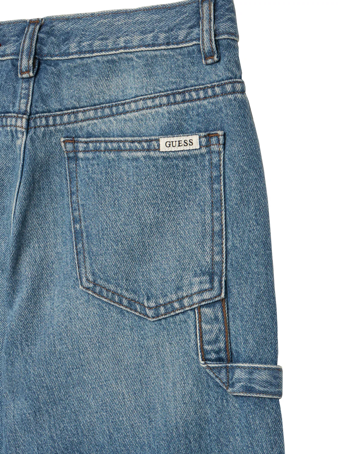 Джинсы с широкими штанинами для мальчика Guess, синий — фото 3