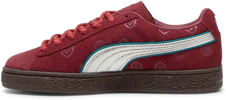 Детские кеды на шнуровке с принтом One Piece PUMA, Red — фото 4