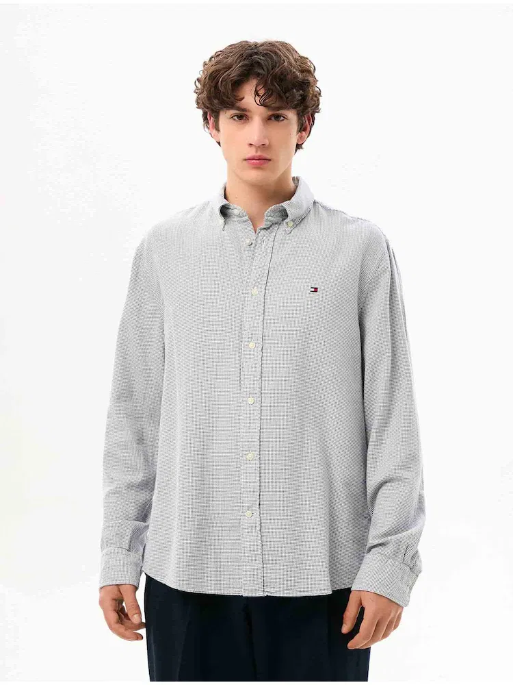 Рубашка с длинным рукавом Regular Fit TOMMY HILFIGER, Blue