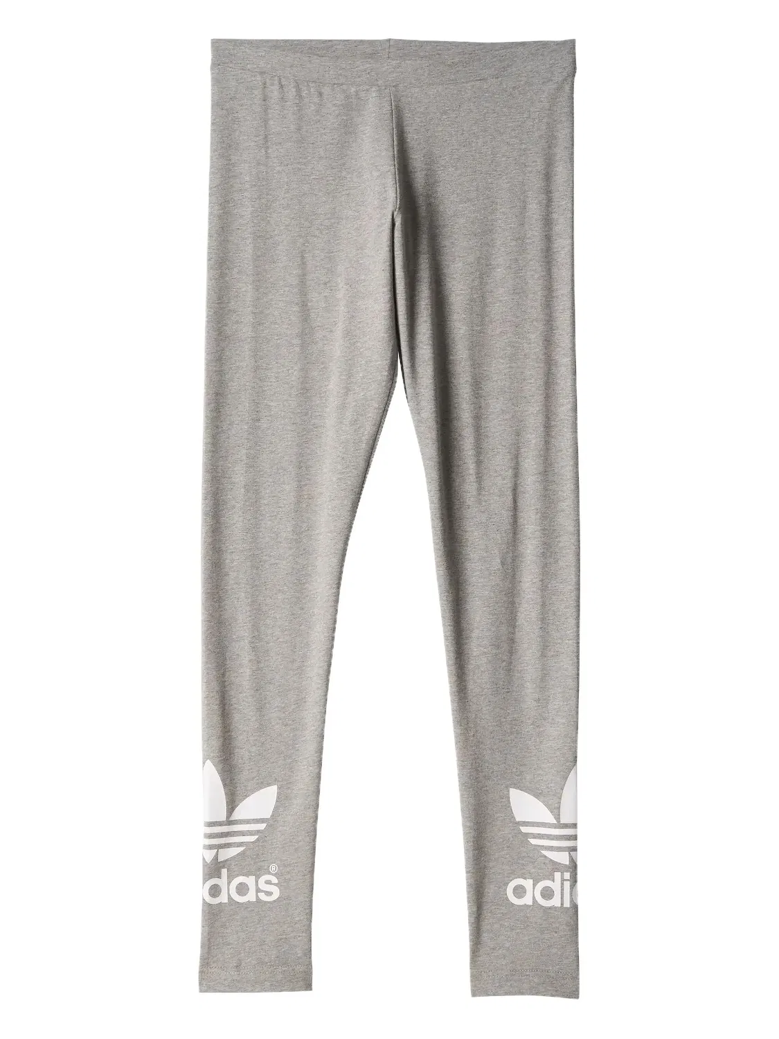 Леггинсы с логотипом Adidas, серый