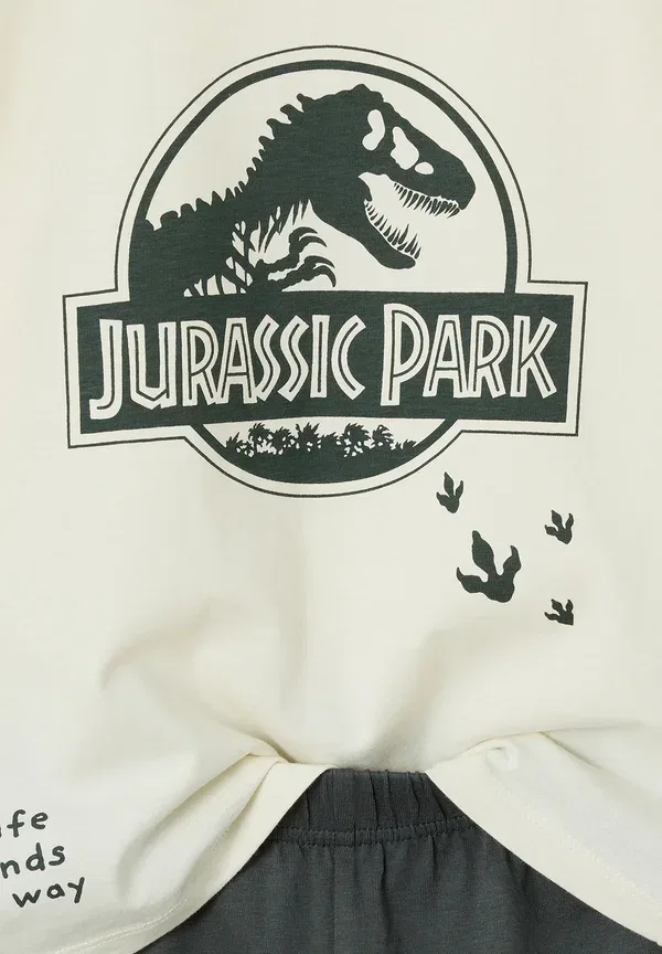 Пижама с динозаврами Jurassic World Vertbaudet, mausgrau, серый — фото 3