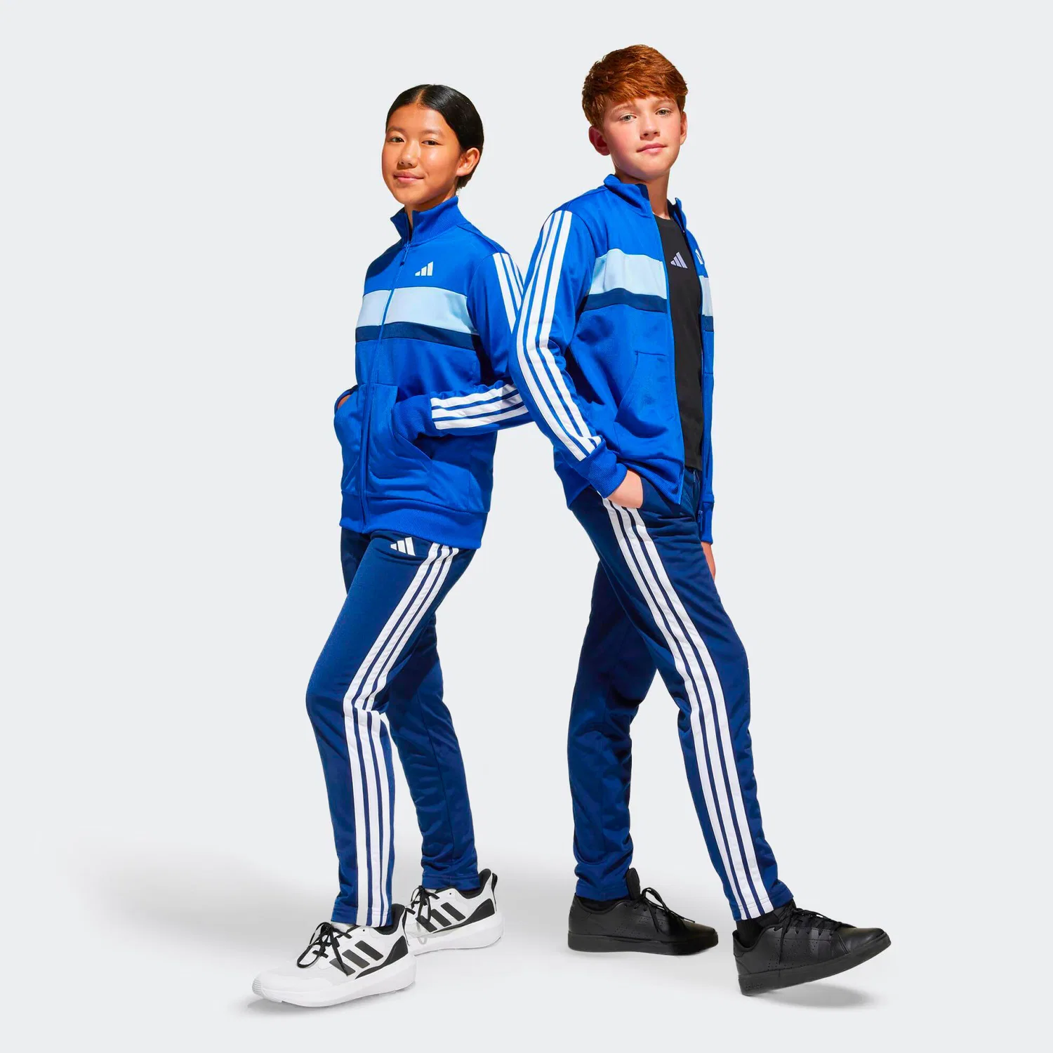 Детский спортивный костюм Tiberio Adidas, Blau / Weiss