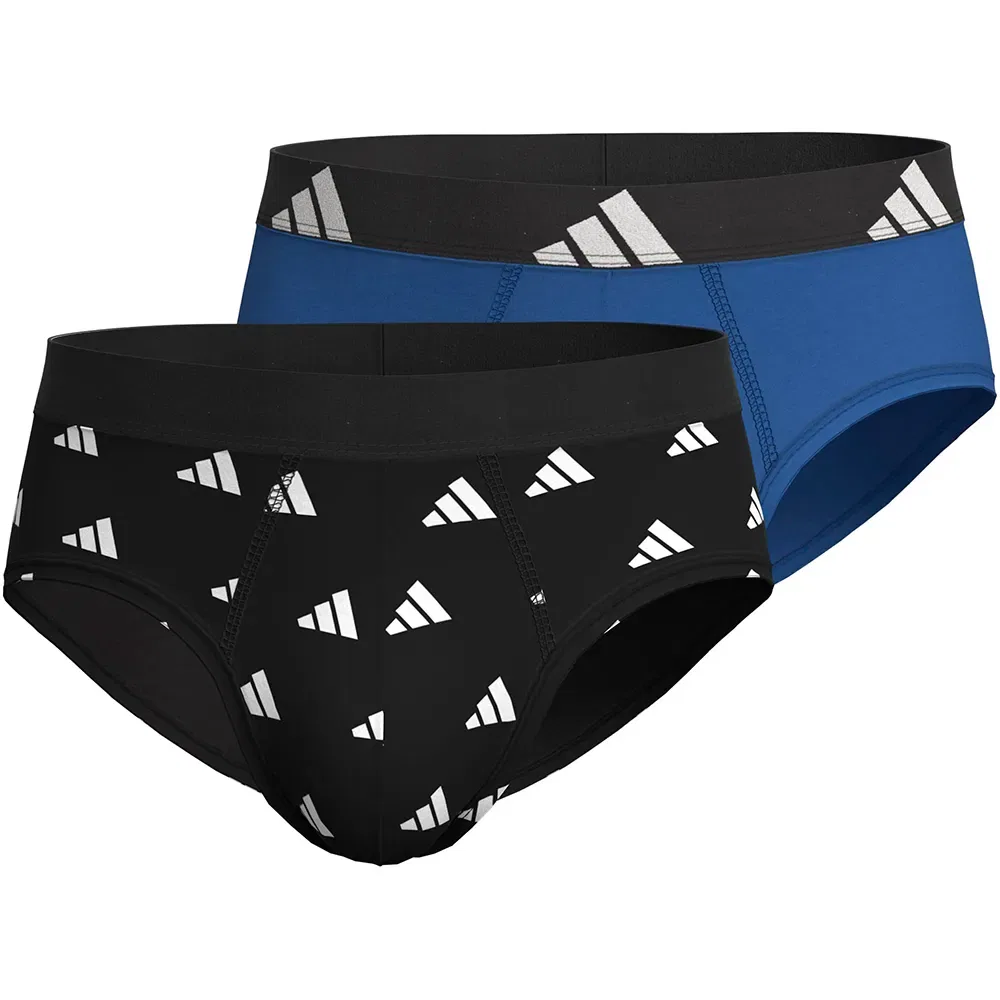 Брюки Adidas Active Flex Cotton slips 2 units, синий — фото 3