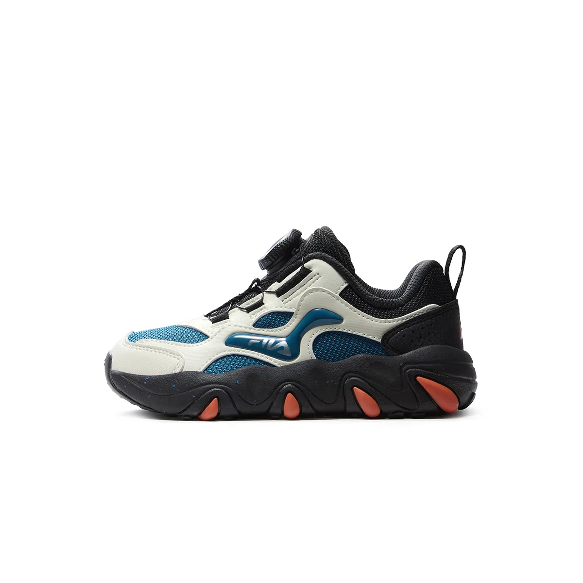 Детские кроссовки для активного отдыха с принтом FILA KIDS, Coral Blue/Asparagus White